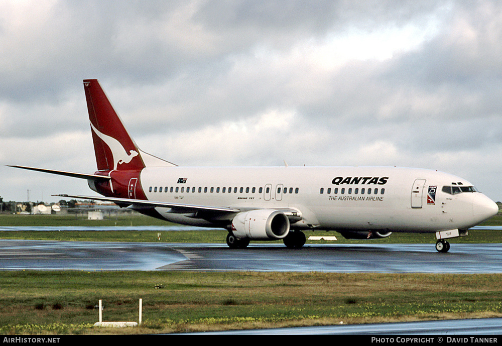 Aircraft Photo of VH-TJF | Boeing 737-476 | Qantas | AirHistory.net #33321