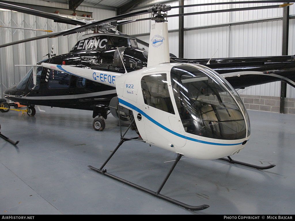 Aircraft Photo of G-EFOF | Robinson R-22 Beta II | East Midlands Helicopters | AirHistory.net #33335