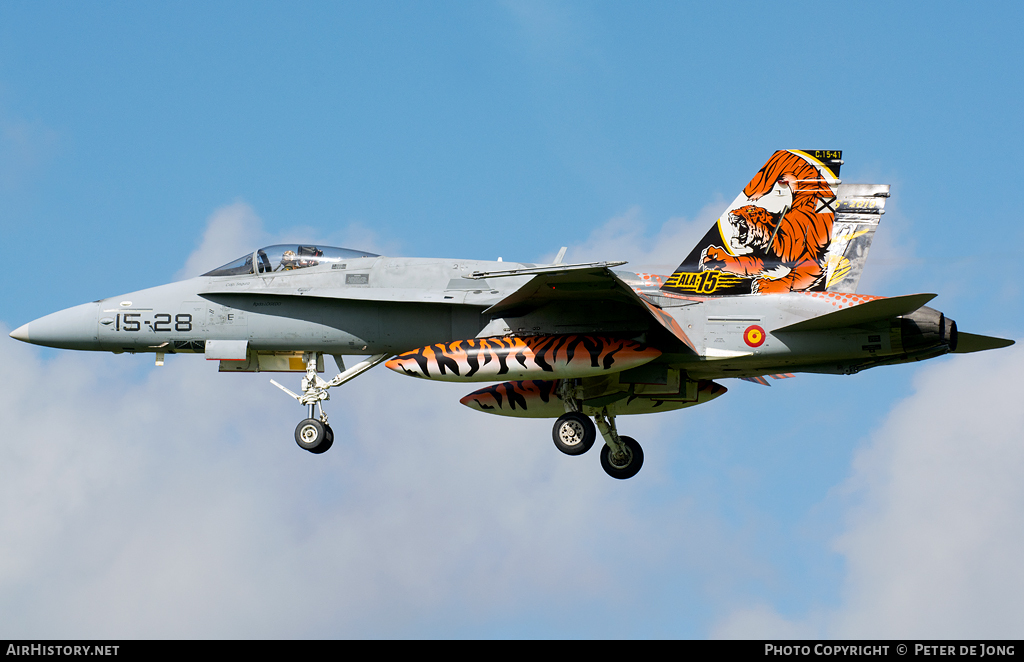 Aircraft Photo of C15-41 | McDonnell Douglas EF-18M Hornet | Spain - Air Force | AirHistory.net #33350