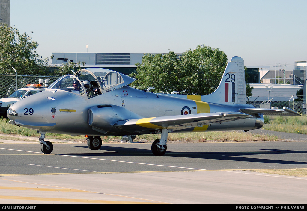 Aircraft Photo of VH-JPV / XW295 | BAC 84 Jet Provost T5A | UK - Air Force | AirHistory.net #33361