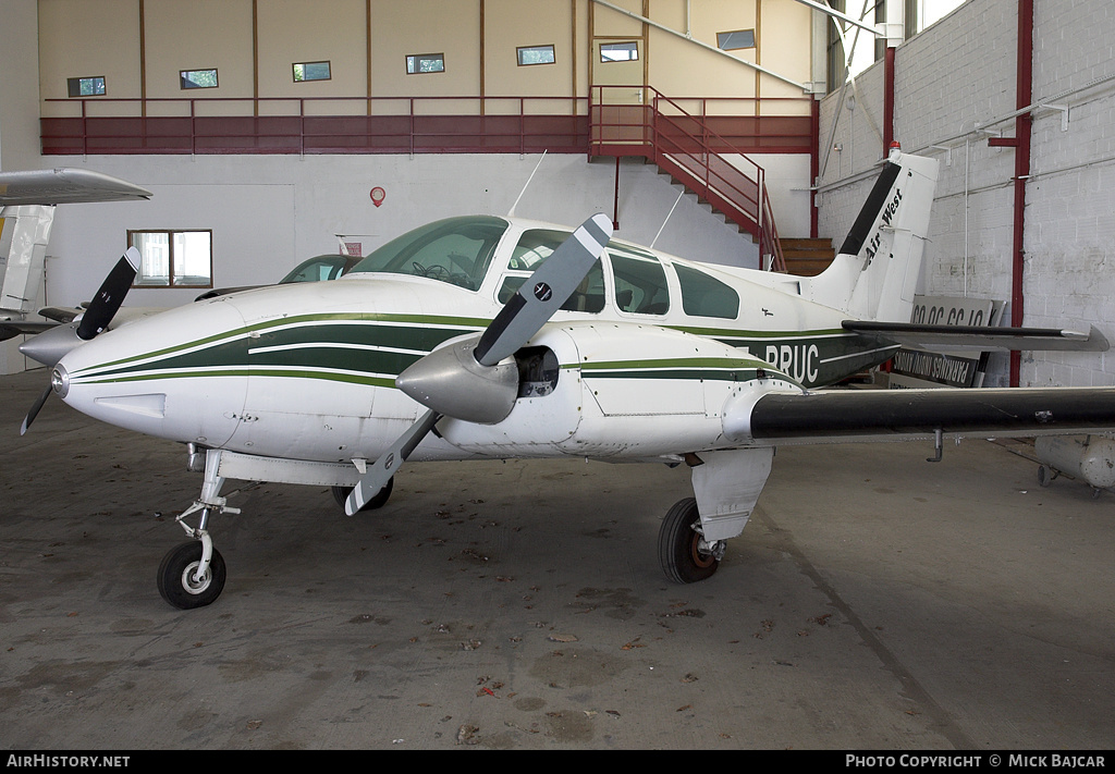 Aircraft Photo of F-BRUC | Beech B55 Baron (95-B55) | Air West | AirHistory.net #33379