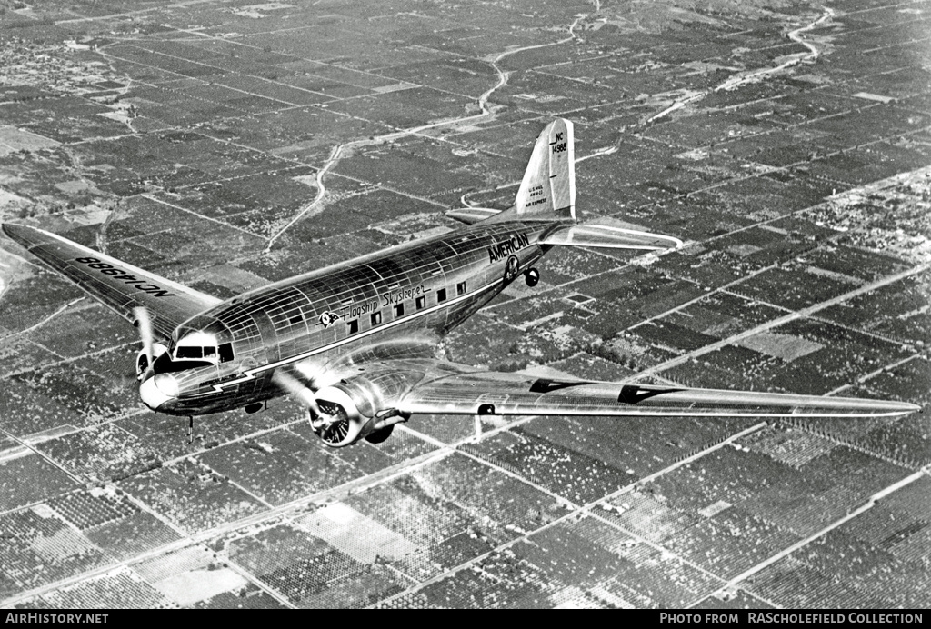 Aircraft Photo of NC14988 | Douglas DST-144 | American Airlines | AirHistory.net #33430