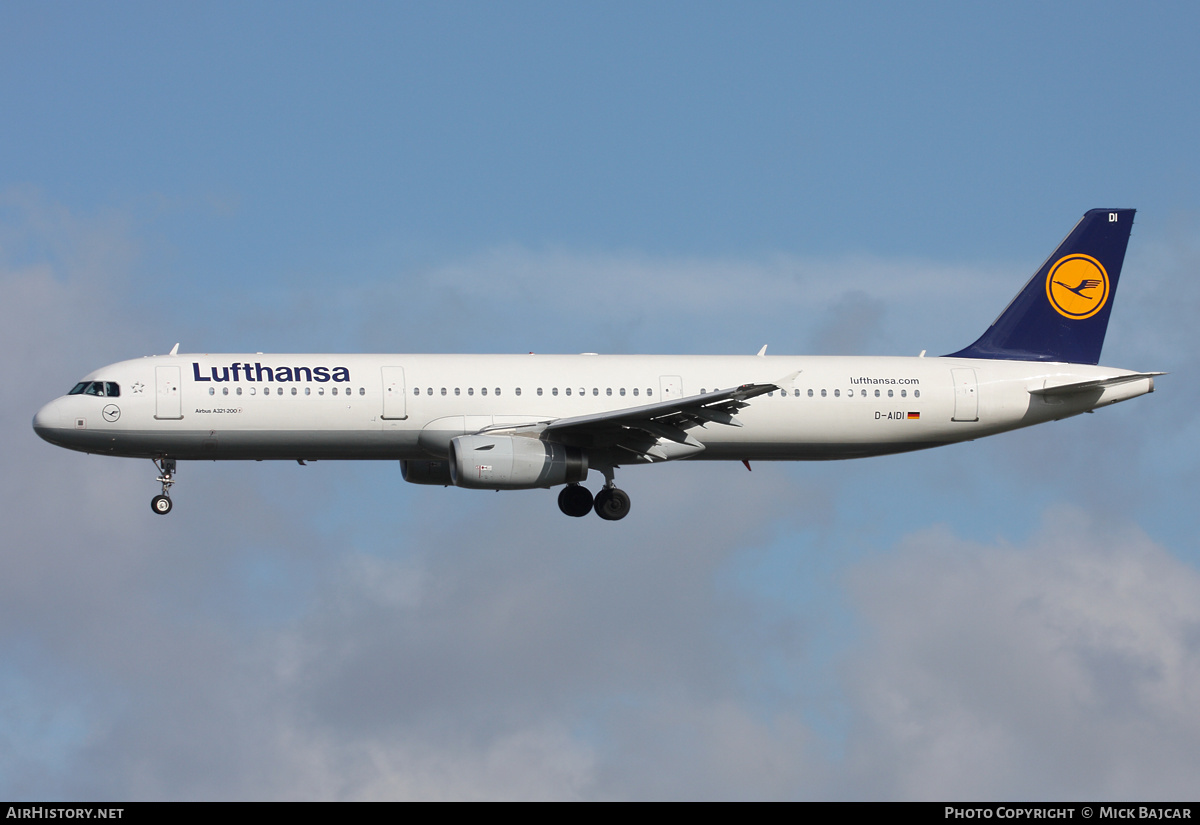 Aircraft Photo of D-AIDI | Airbus A321-231 | Lufthansa | AirHistory.net #33447