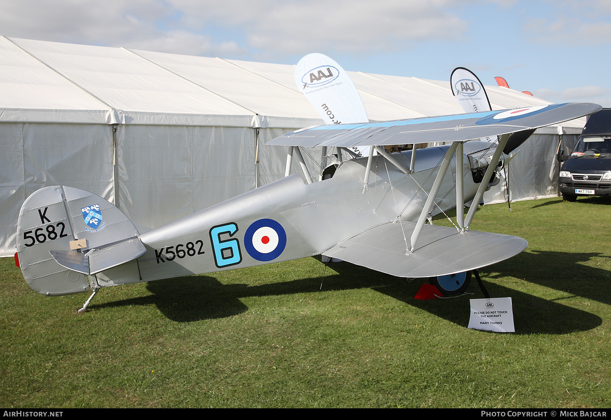 Aircraft Photo of G-BBVO / K5682 | Isaacs Fury II | UK - Air Force | AirHistory.net #33456
