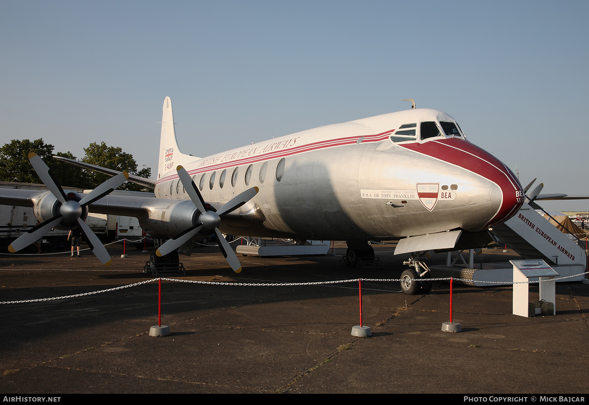 Aircraft Photo of G-ALWF | Vickers 701 Viscount | BEA - British European Airways | AirHistory.net #33459