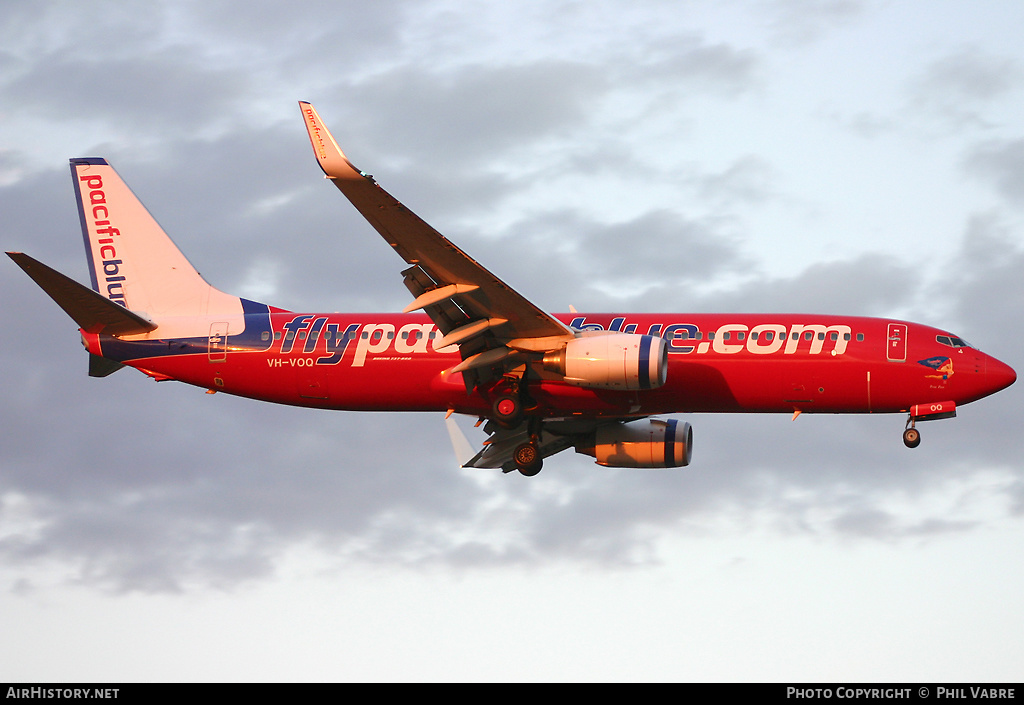 Aircraft Photo of VH-VOQ | Boeing 737-8FE | Pacific Blue Airlines | AirHistory.net #33460