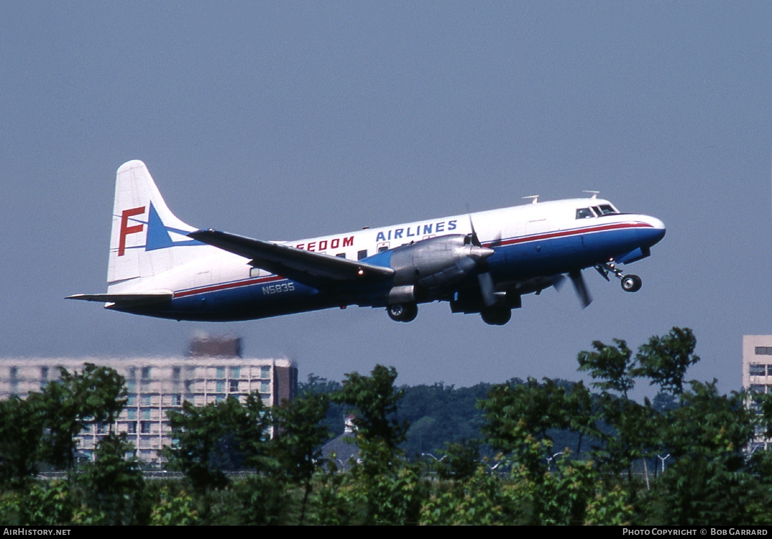 Aircraft Photo of N5835 | Convair 580 | Freedom Airlines | AirHistory.net #33461