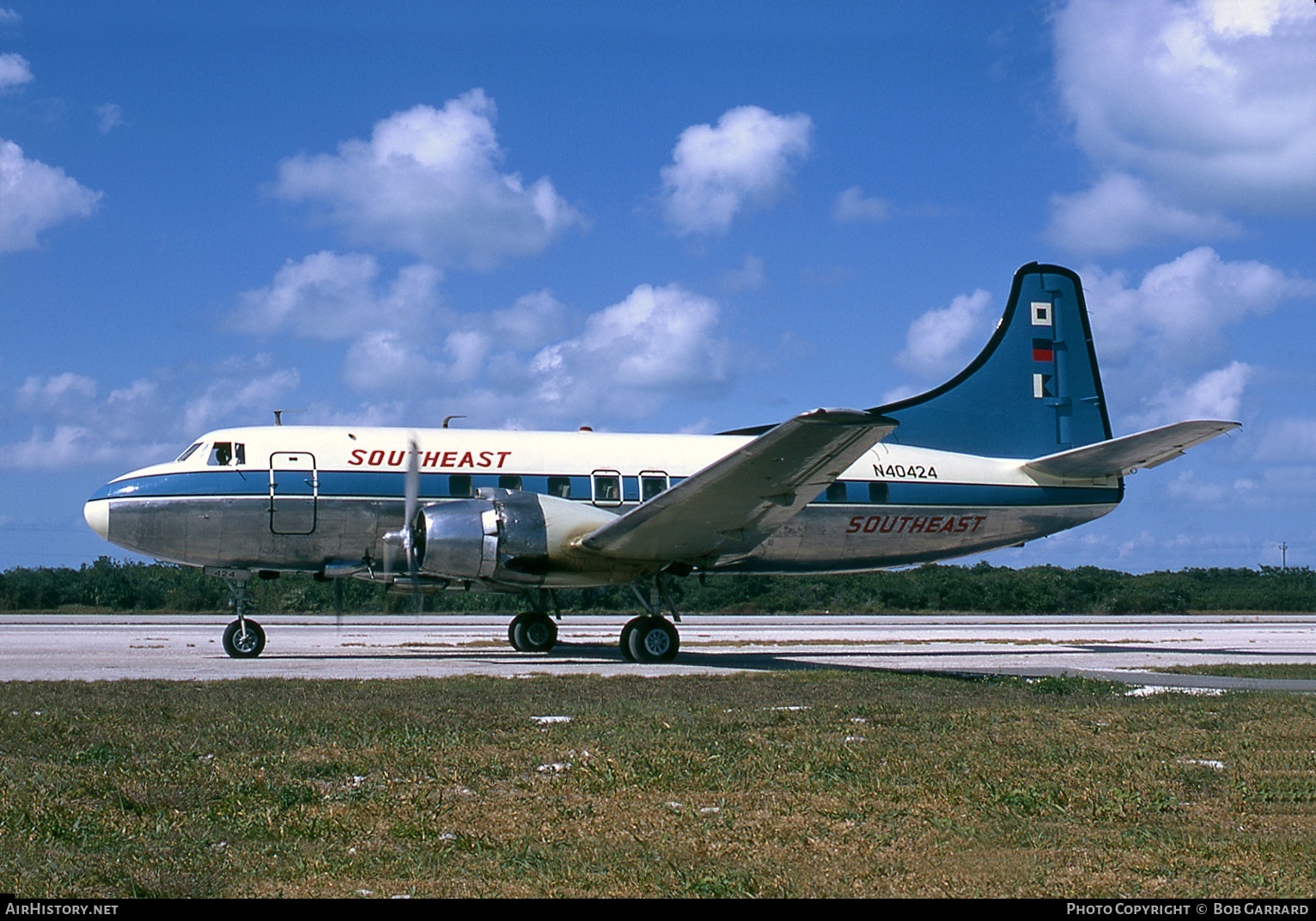 Aircraft Photo of N40424 | Martin 404 | Southeast Airlines | AirHistory.net #33474