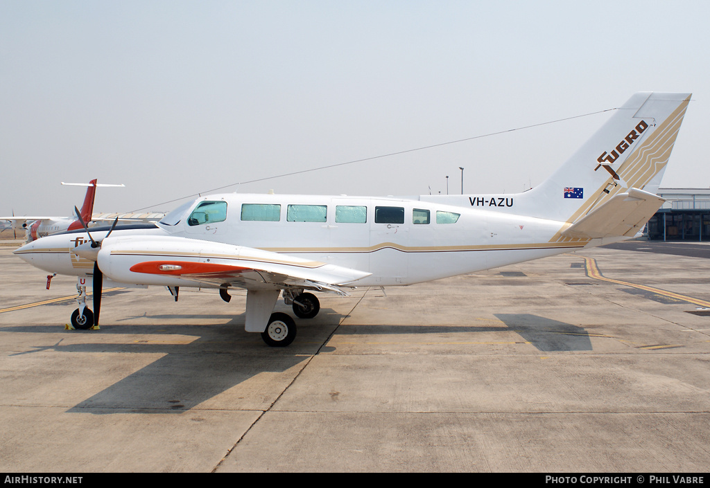 Aircraft Photo of VH-AZU | Cessna 404 Titan Courier II | Fugro Airborne Surveys | AirHistory.net #33484