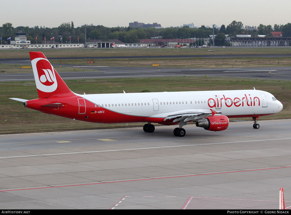 Aircraft Photo of D-ABCC | Airbus A321-211 | Air Berlin | AirHistory.net #33511