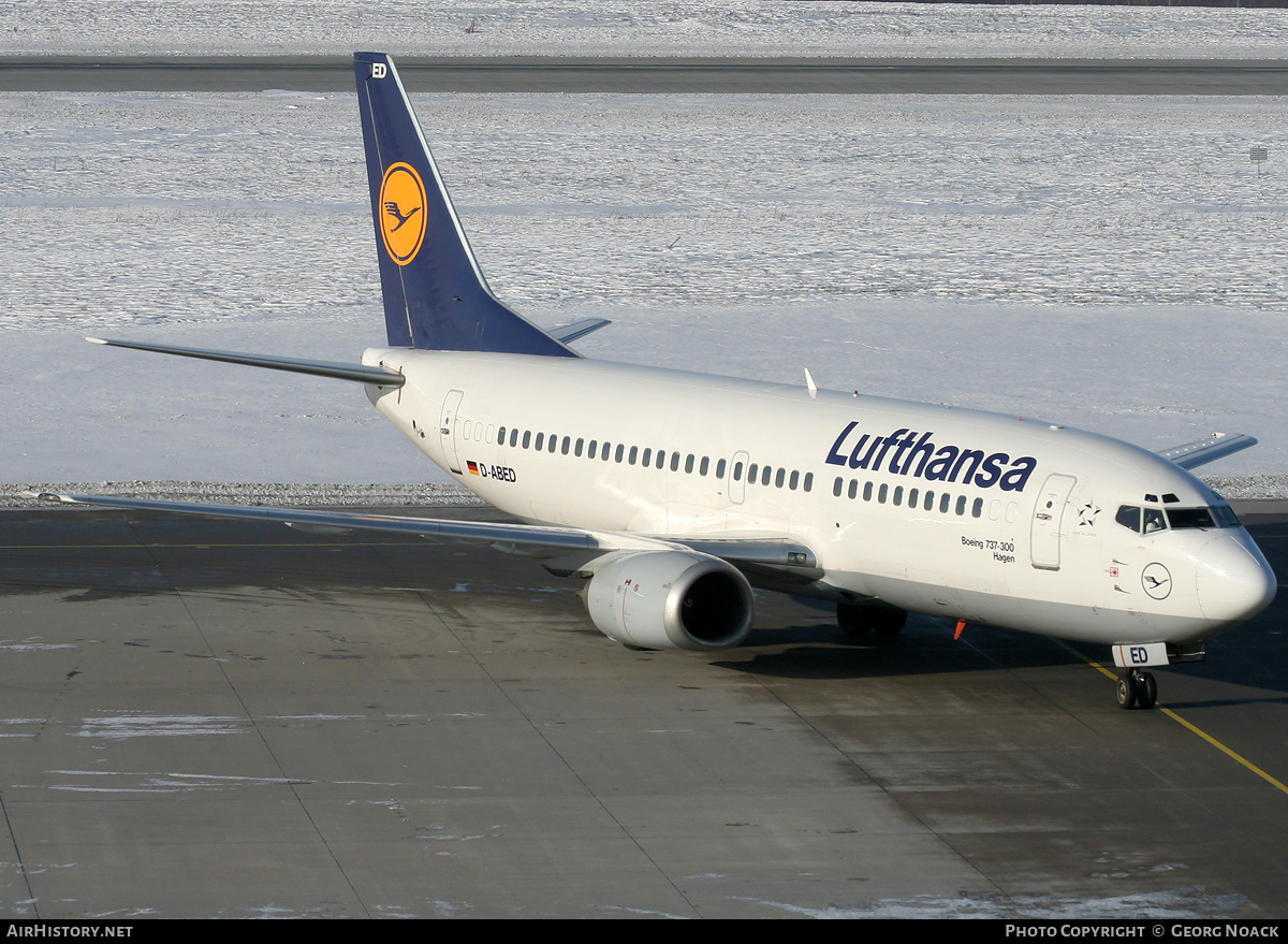 Aircraft Photo of D-ABED | Boeing 737-330 | Lufthansa | AirHistory.net #33542