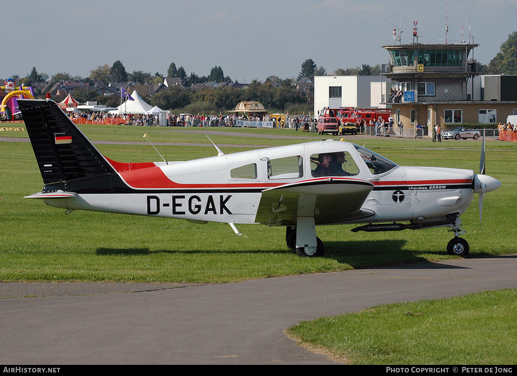 Aircraft Photo of D-EGAK | Piper PA-28R-200 Cherokee Arrow II | AirHistory.net #33545