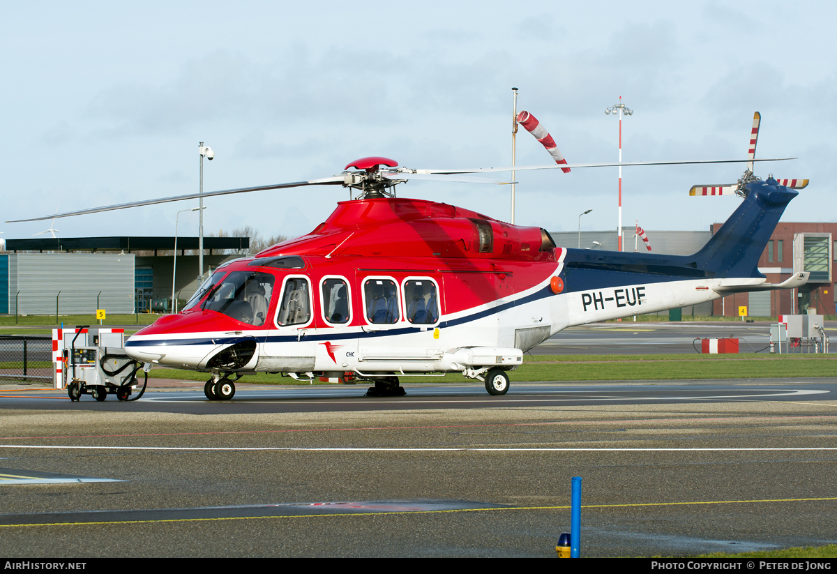 Aircraft Photo of PH-EUF | AgustaWestland AW-139 | CHC Helicopters | AirHistory.net #33546