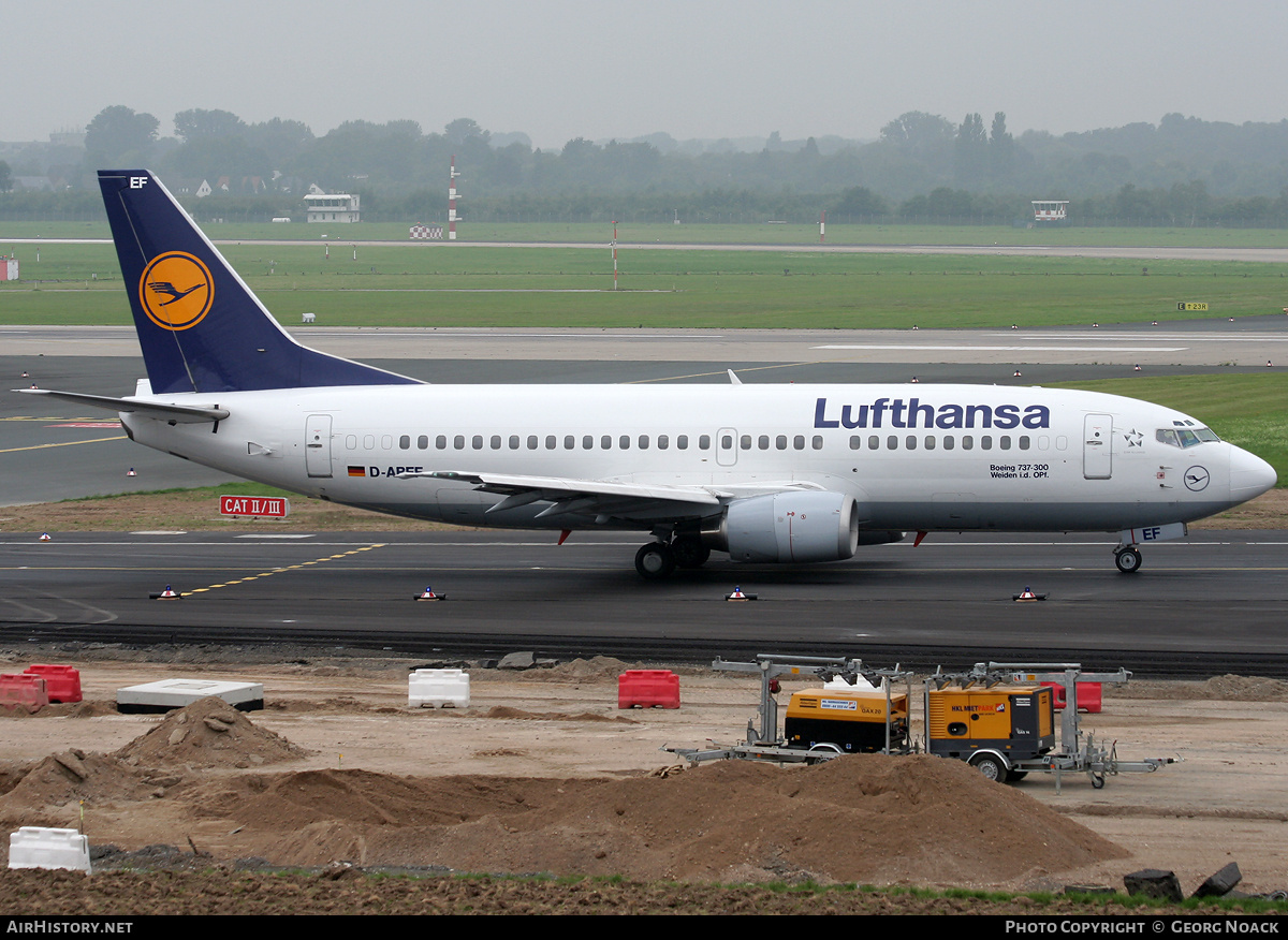 Aircraft Photo of D-ABEF | Boeing 737-330 | Lufthansa | AirHistory.net #33547