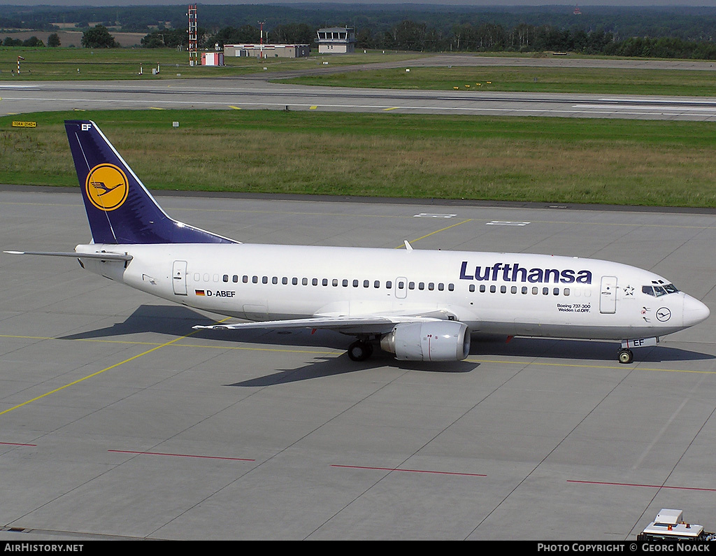 Aircraft Photo of D-ABEF | Boeing 737-330 | Lufthansa | AirHistory.net #33548