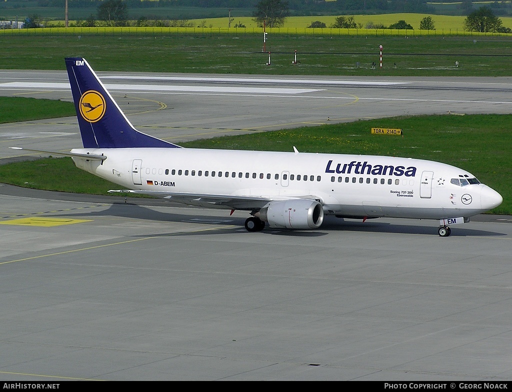 Aircraft Photo of D-ABEM | Boeing 737-330 | Lufthansa | AirHistory.net #33565