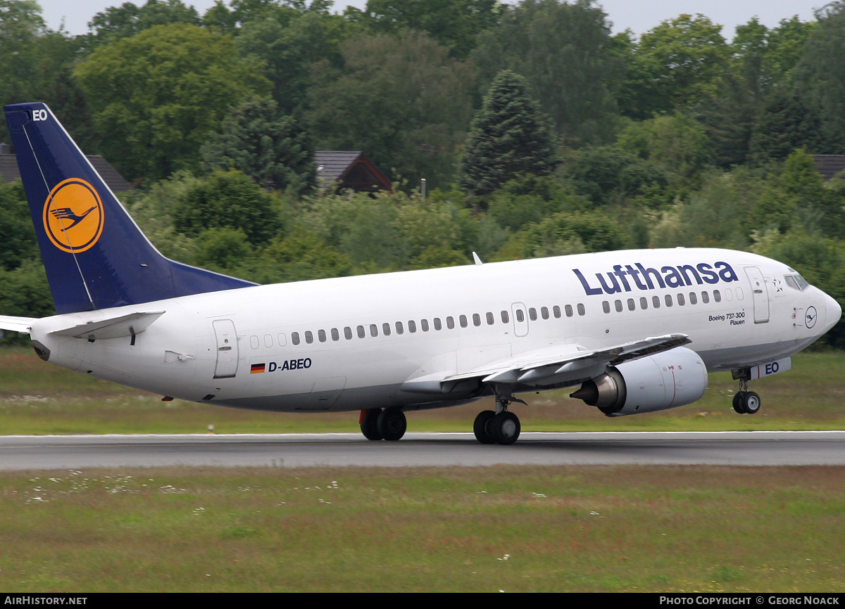 Aircraft Photo of D-ABEO | Boeing 737-330 | Lufthansa | AirHistory.net #33570