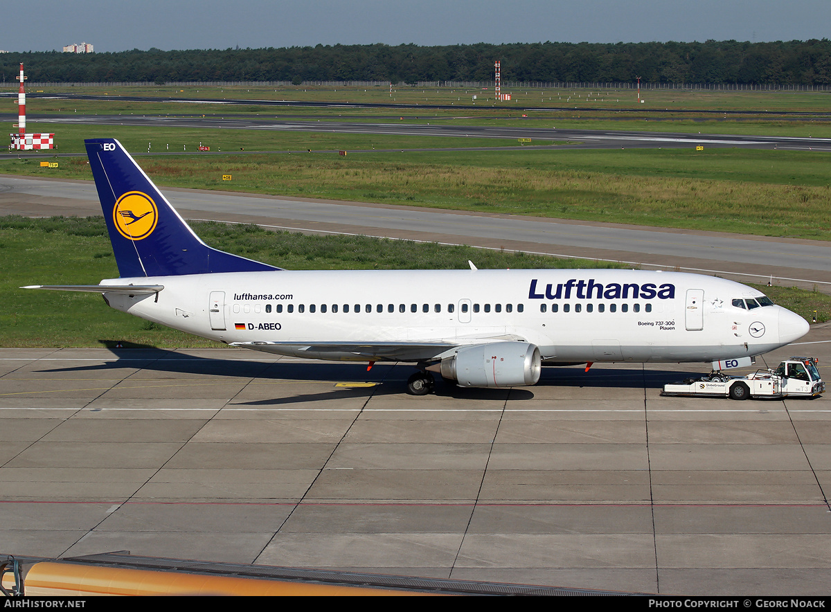 Aircraft Photo of D-ABEO | Boeing 737-330 | Lufthansa | AirHistory.net #33571