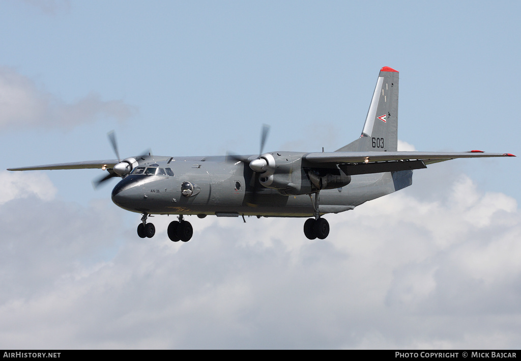 Aircraft Photo of 603 | Antonov An-26 | Hungary - Air Force | AirHistory.net #33575