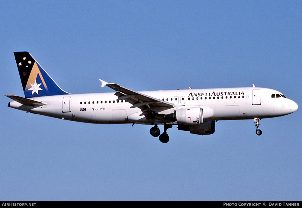 Aircraft Photo of VH-HYH | Airbus A320-211 | Ansett Australia | AirHistory.net #33590