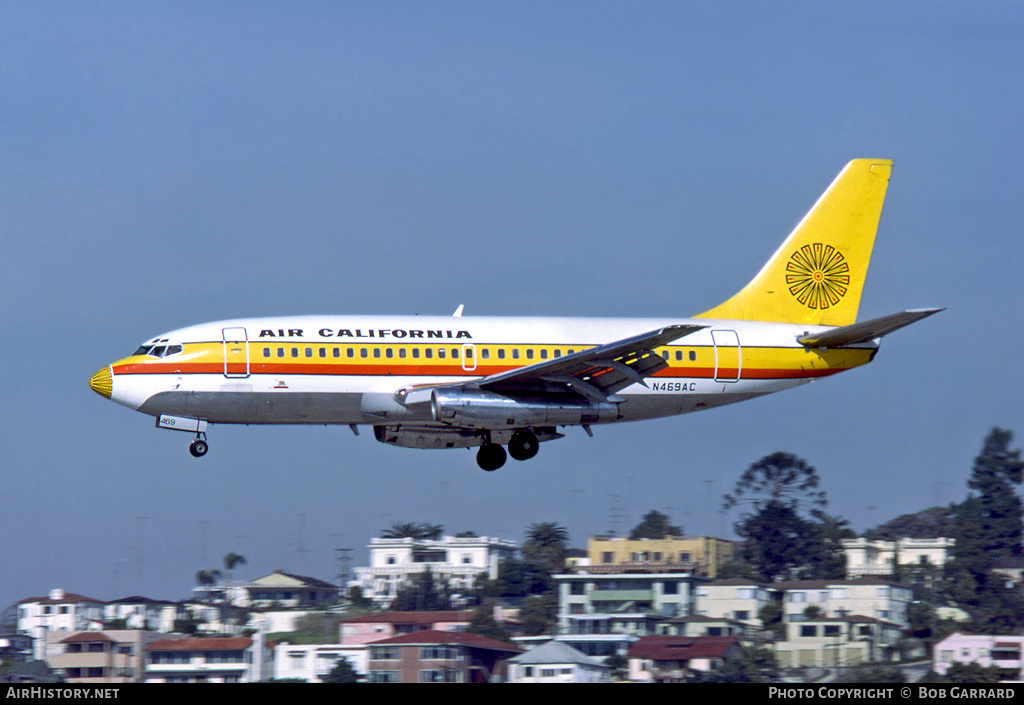 Aircraft Photo of N469AC | Boeing 737-293 | Air California | AirHistory.net #33593