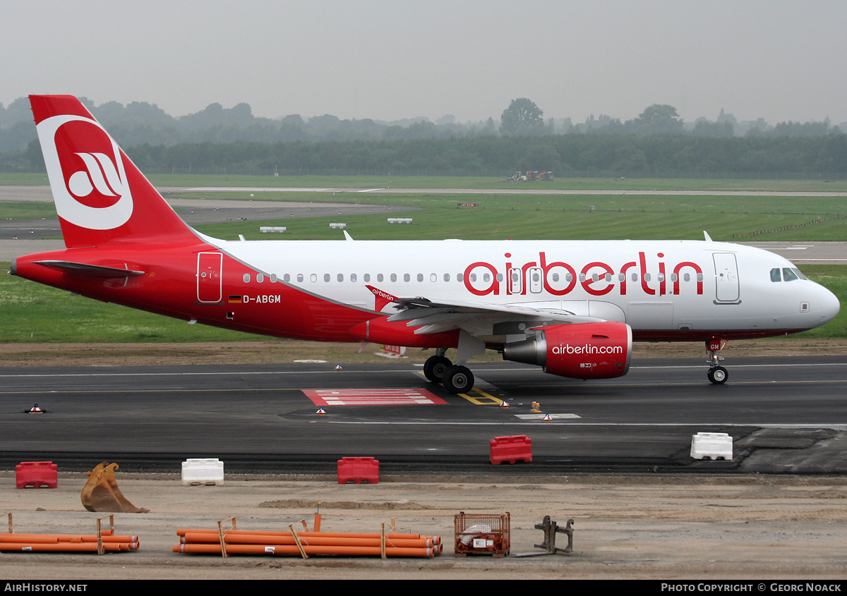 Aircraft Photo of D-ABGM | Airbus A319-112 | Air Berlin | AirHistory.net #33617