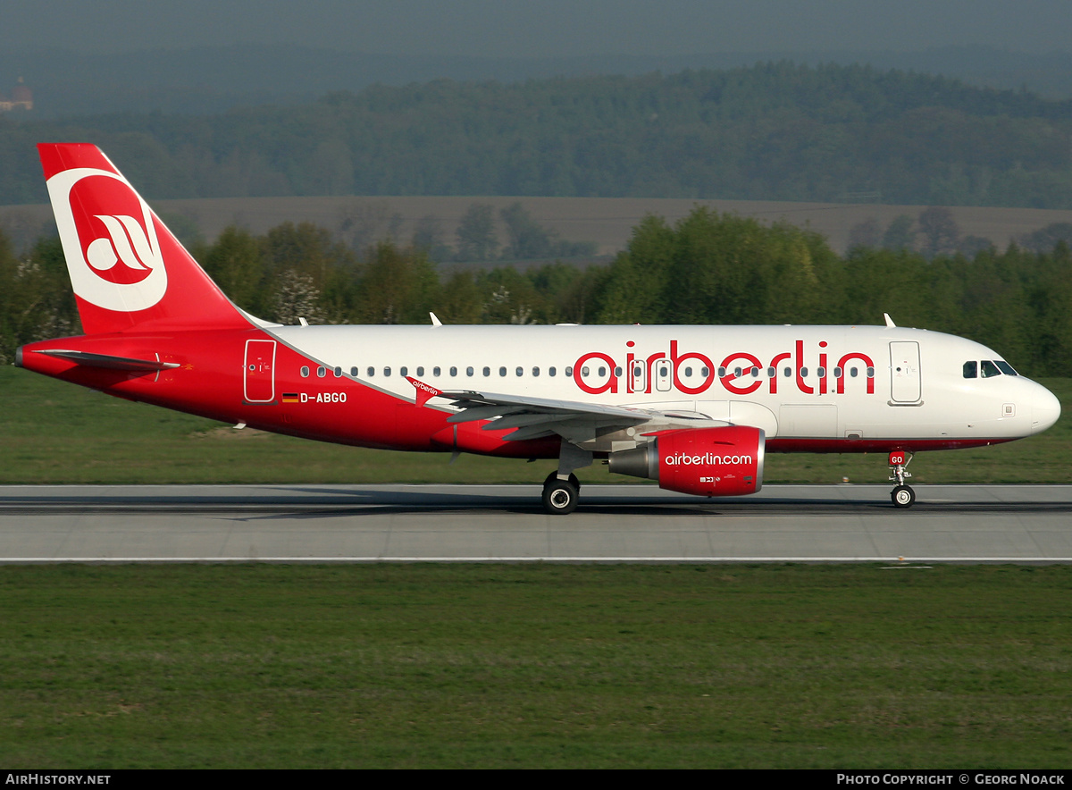 Aircraft Photo of D-ABGO | Airbus A319-112 | Air Berlin | AirHistory.net #33618