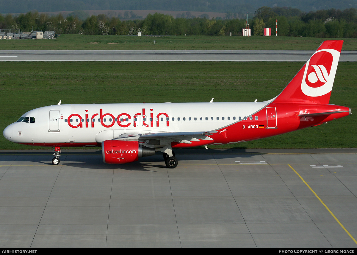 Aircraft Photo of D-ABGO | Airbus A319-112 | Air Berlin | AirHistory.net #33619