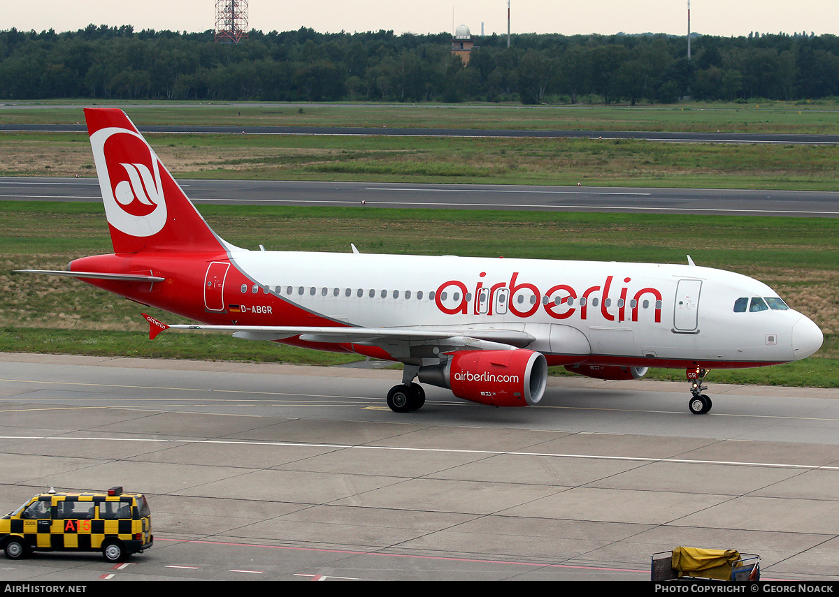 Aircraft Photo of D-ABGR | Airbus A319-112 | Air Berlin | AirHistory.net #33620