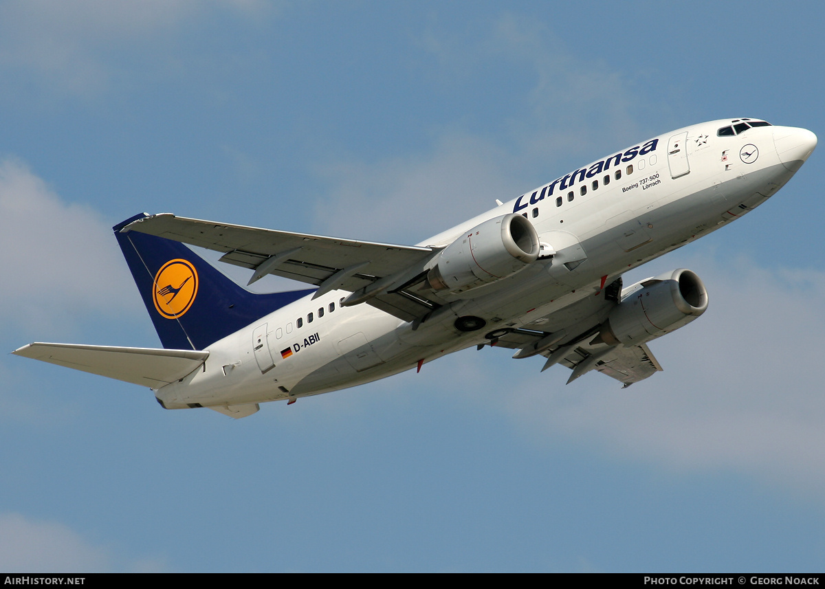 Aircraft Photo of D-ABII | Boeing 737-530 | Lufthansa | AirHistory.net #33647
