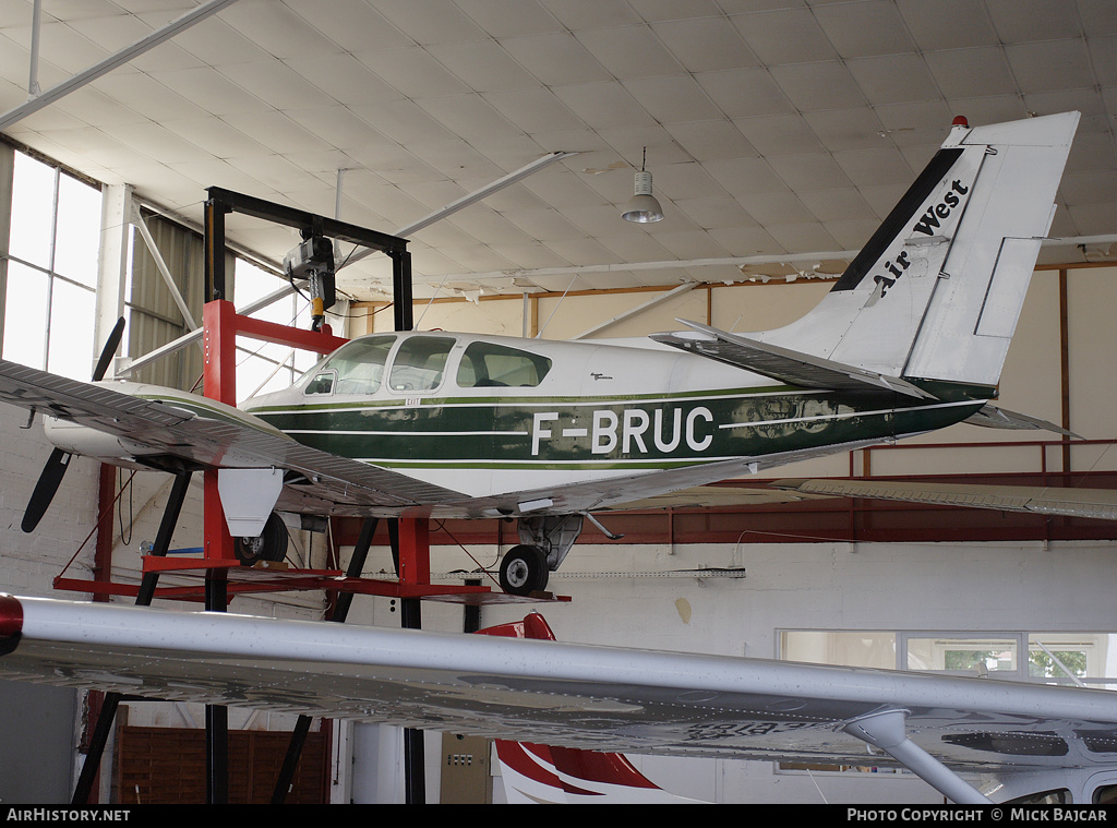 Aircraft Photo of F-BRUC | Beech B55 Baron (95-B55) | Air West | AirHistory.net #33693