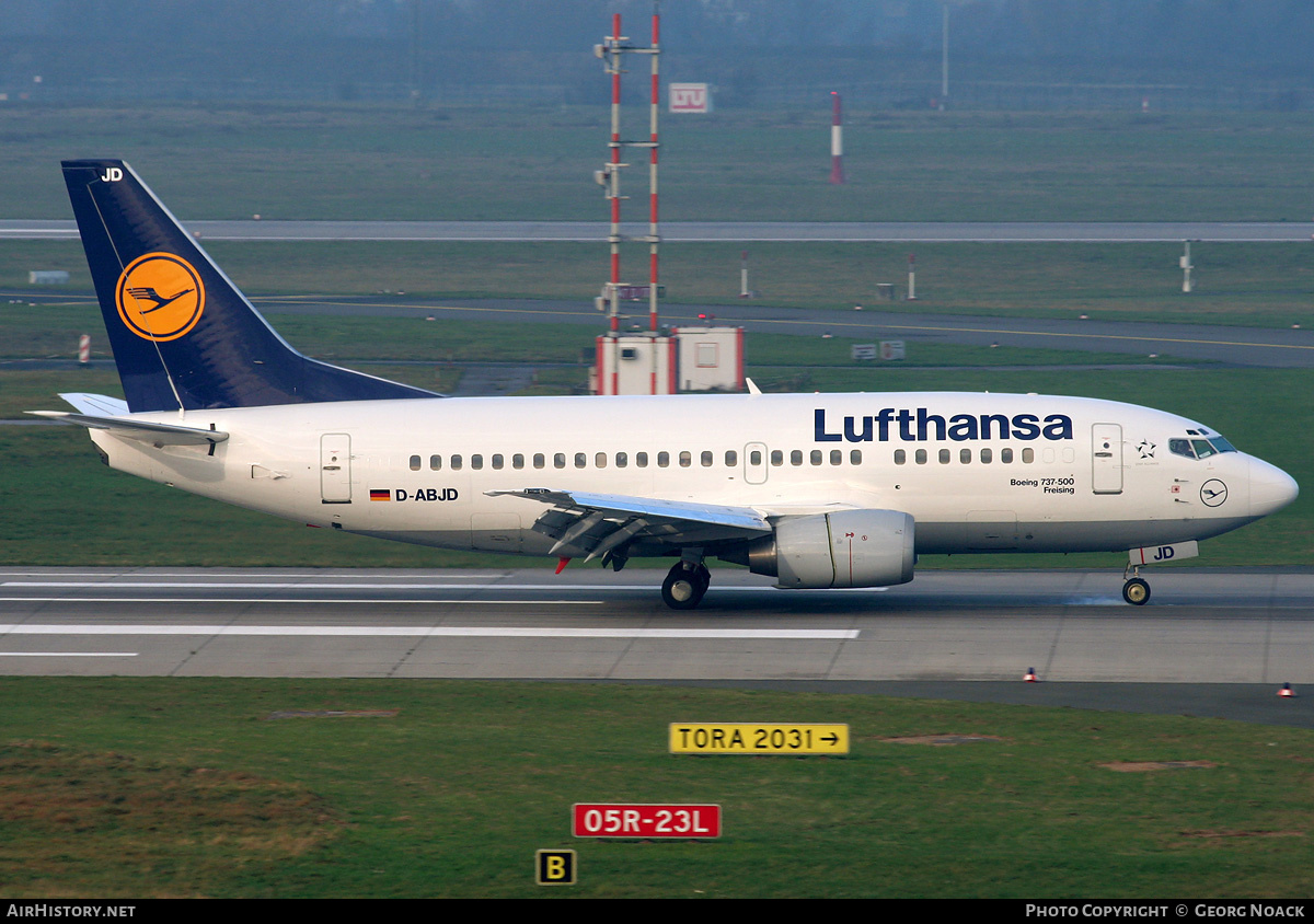 Aircraft Photo of D-ABJD | Boeing 737-530 | Lufthansa | AirHistory.net #33695