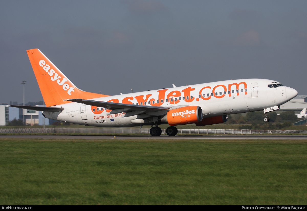 Aircraft Photo of G-EZKE | Boeing 737-73V | EasyJet | AirHistory.net #33709