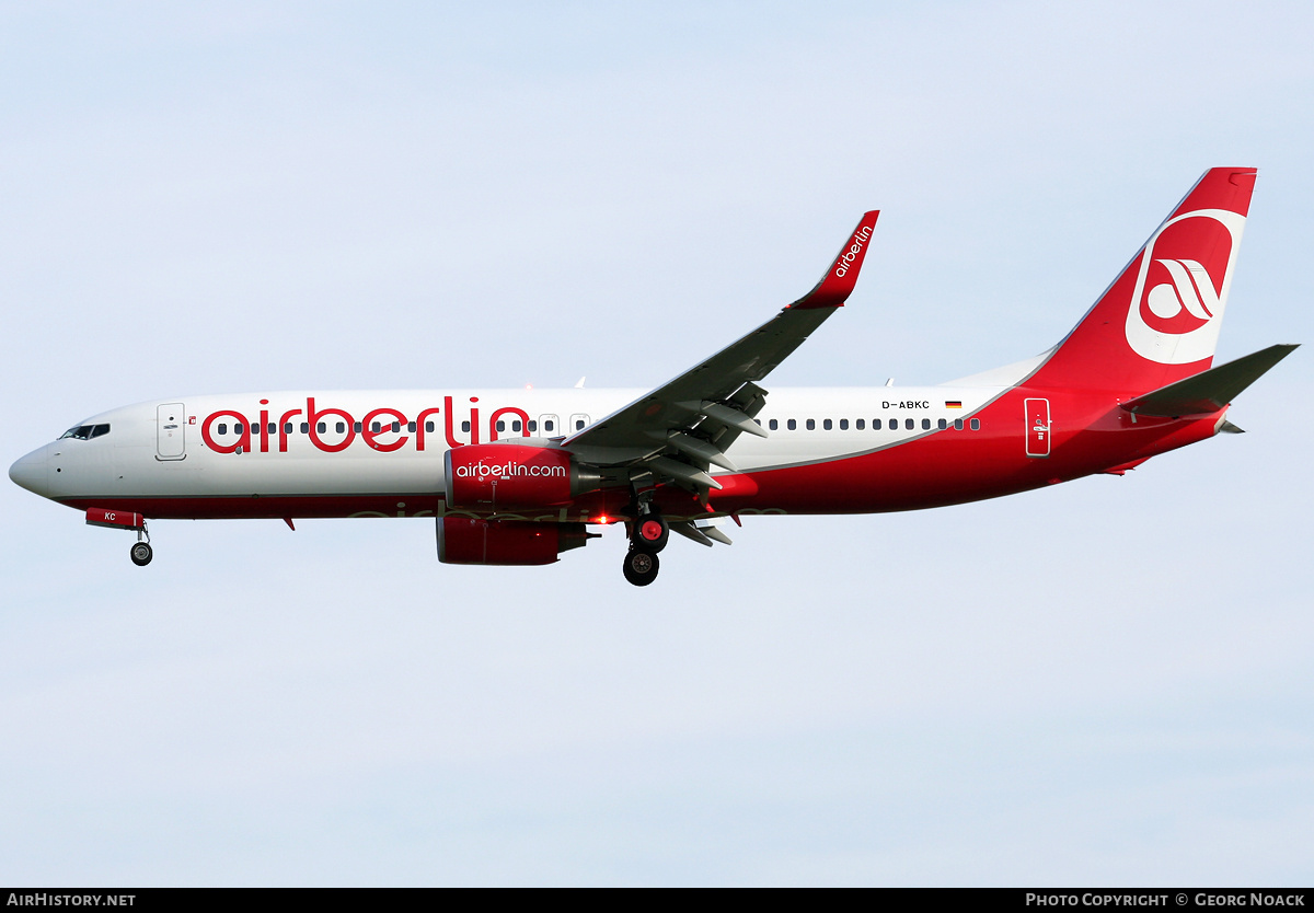 Aircraft Photo of D-ABKC | Boeing 737-86J | Air Berlin | AirHistory.net #33711