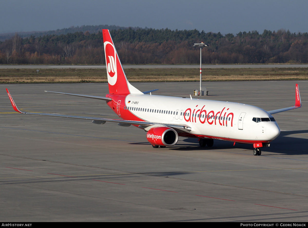 Aircraft Photo of D-ABKS | Boeing 737-86J | Air Berlin | AirHistory.net #33716