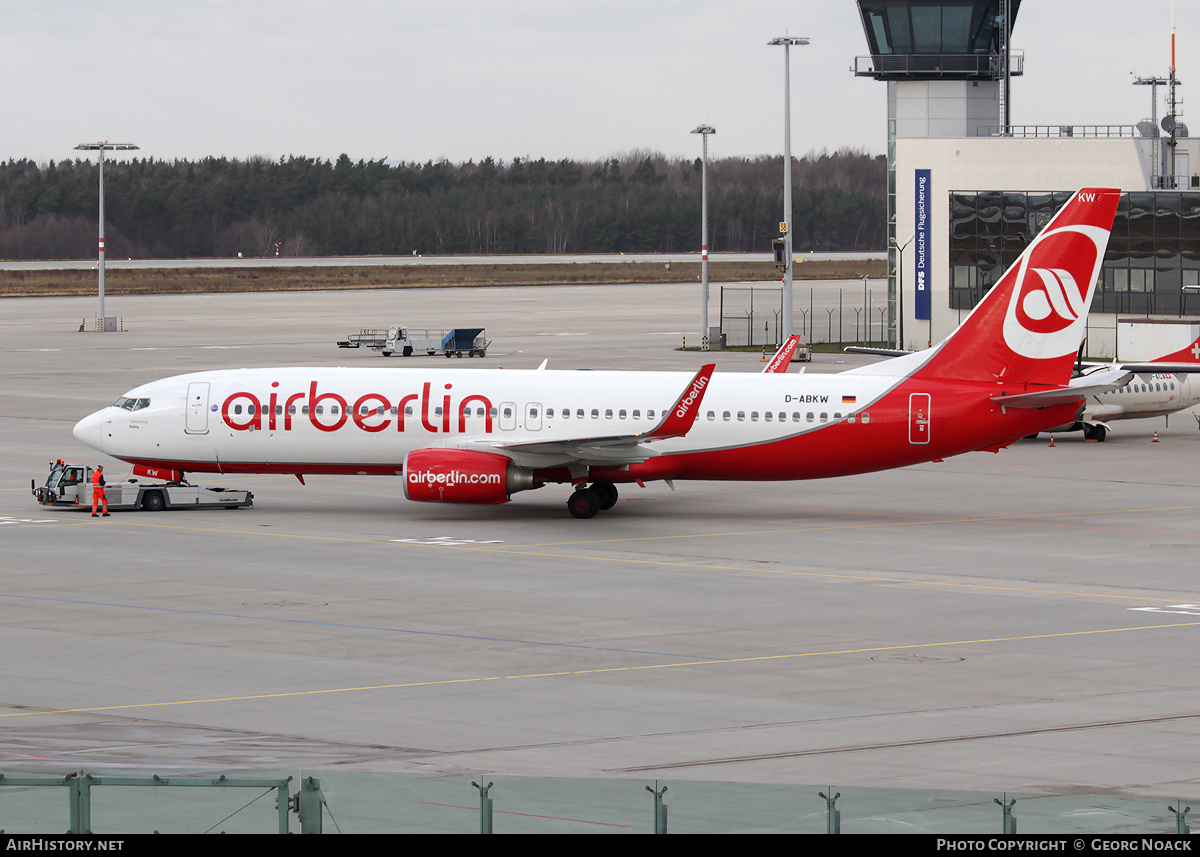 Aircraft Photo of D-ABKW | Boeing 737-86J | Air Berlin | AirHistory.net #33720