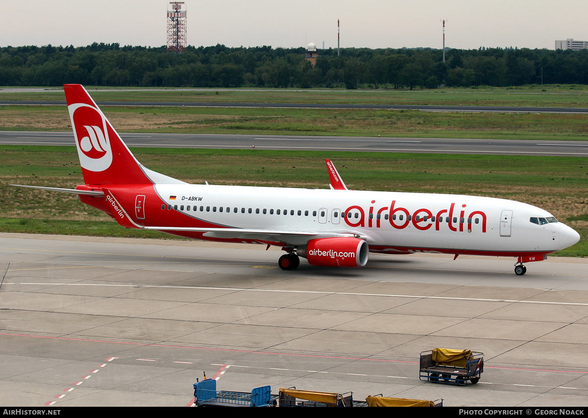 Aircraft Photo of D-ABKW | Boeing 737-86J | Air Berlin | AirHistory.net #33722