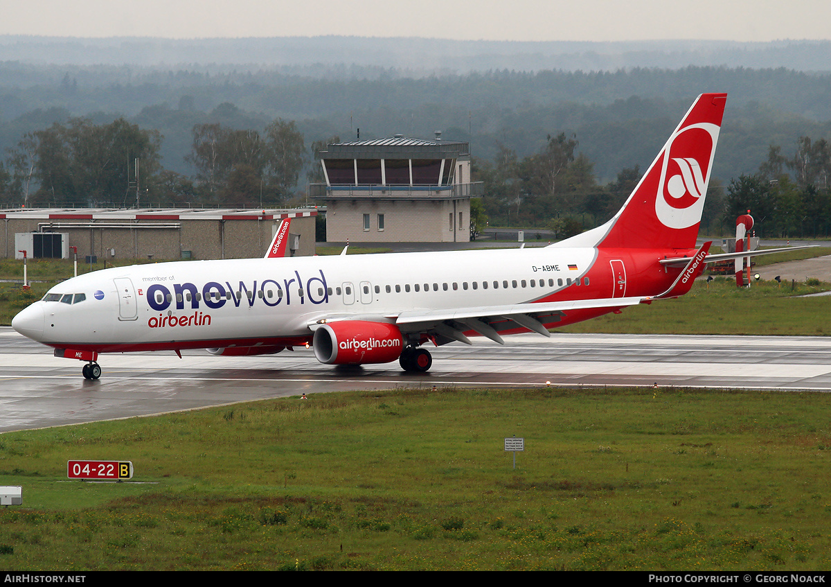 Aircraft Photo of D-ABME | Boeing 737-86J | Air Berlin | AirHistory.net #33746