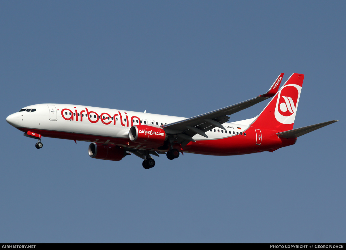 Aircraft Photo of D-ABMG | Boeing 737-86J | Air Berlin | AirHistory.net #33750