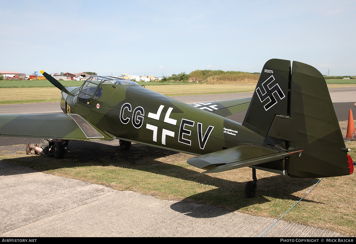 Aircraft Photo of G-CGEV / 502074 | Heliopolis Gomhouria Mk6 | Germany - Air Force | AirHistory.net #33752