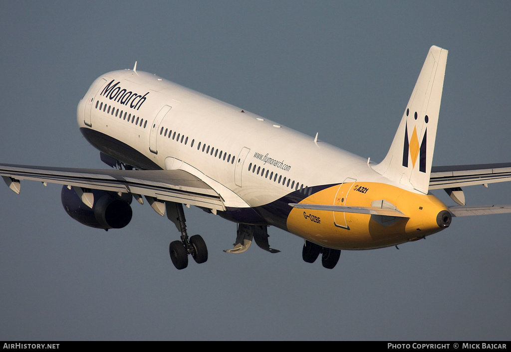 Aircraft Photo of G-OZBF | Airbus A321-231 | Monarch Airlines | AirHistory.net #33789