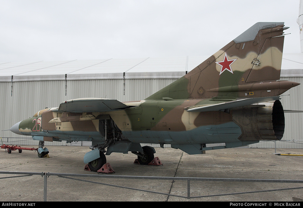 Aircraft Photo of 26 red | Mikoyan-Gurevich MiG-23ML | Russia - Air Force | AirHistory.net #33820