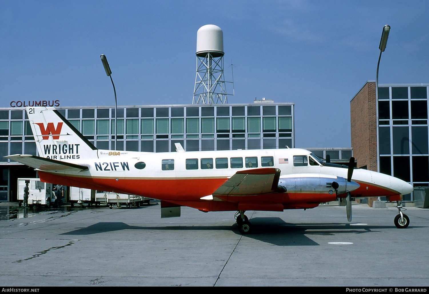 Aircraft Photo of N21FW | Beech 99A Airliner | Wright Air Lines | AirHistory.net #33841