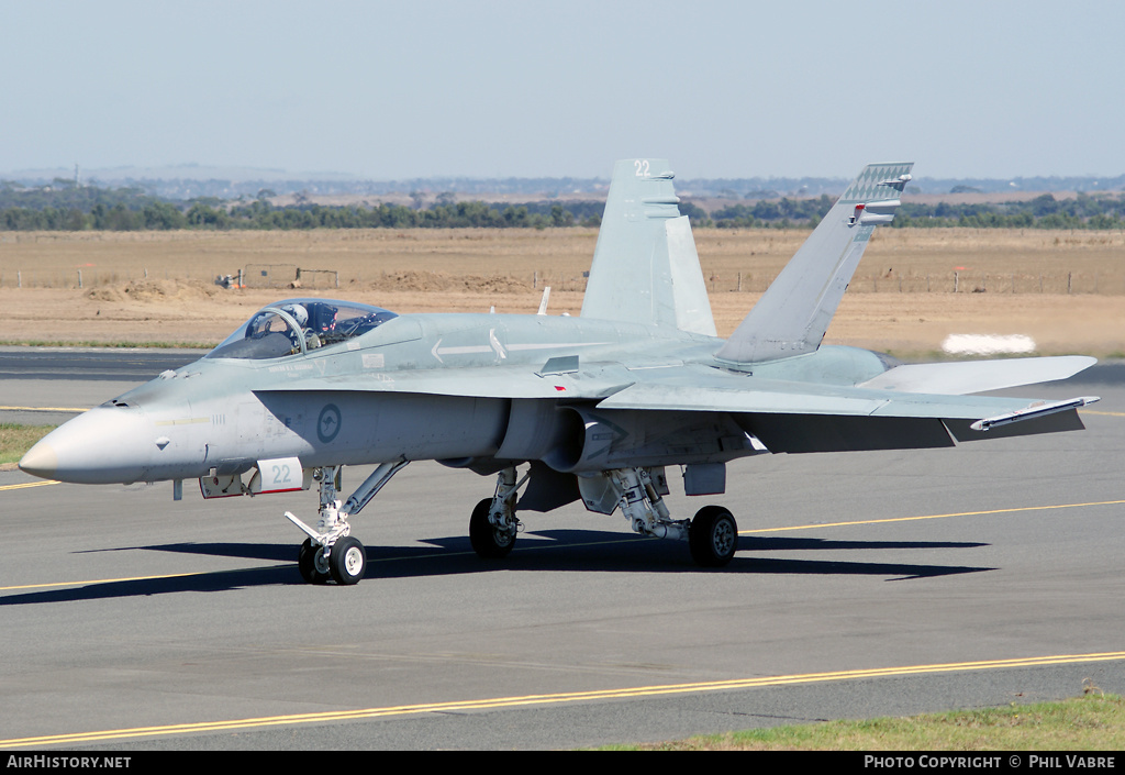Aircraft Photo of A21-22 | McDonnell Douglas F/A-18A Hornet | Australia - Air Force | AirHistory.net #33869