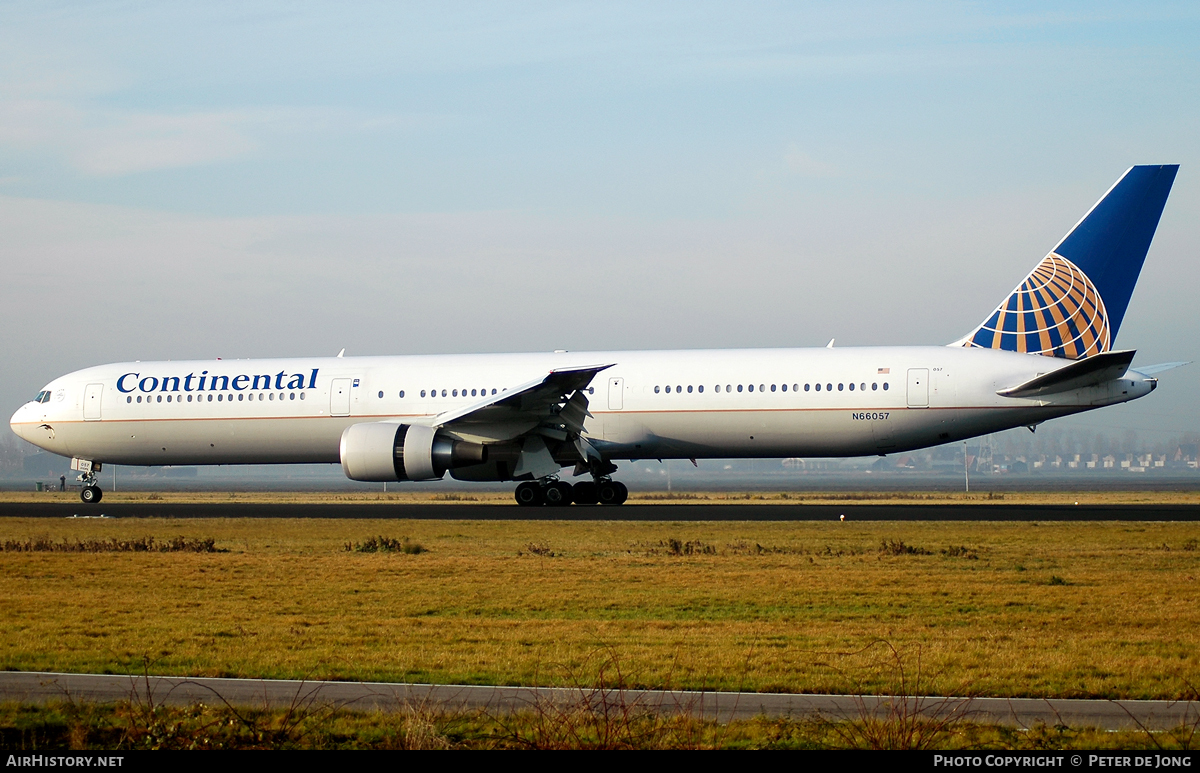 Aircraft Photo of N66057 | Boeing 767-424/ER | Continental Airlines | AirHistory.net #33887