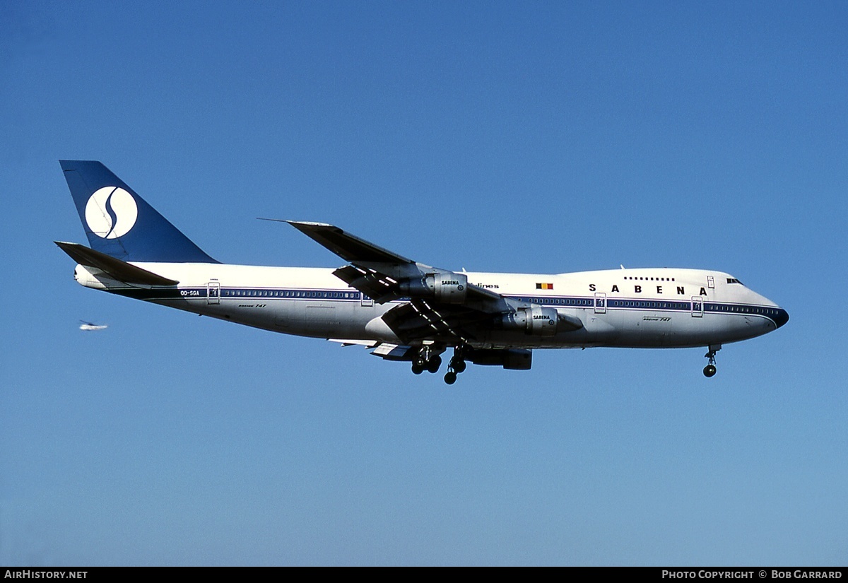 Aircraft Photo of OO-SGA | Boeing 747-129(M) | Sabena | AirHistory.net #33925