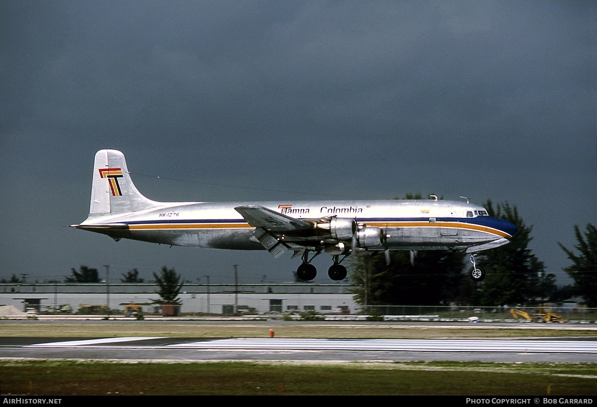 Aircraft Photo of HK-1276 | Douglas DC-6B(F) | TAMPA - Transportes Aéreos Mercantiles Panamericanos | AirHistory.net #33930