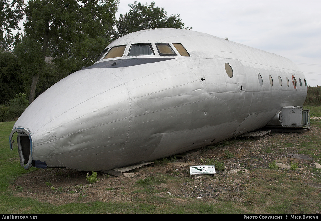 Aircraft Photo of WB491 | Avro 706 Ashton 2 | AirHistory.net #33964