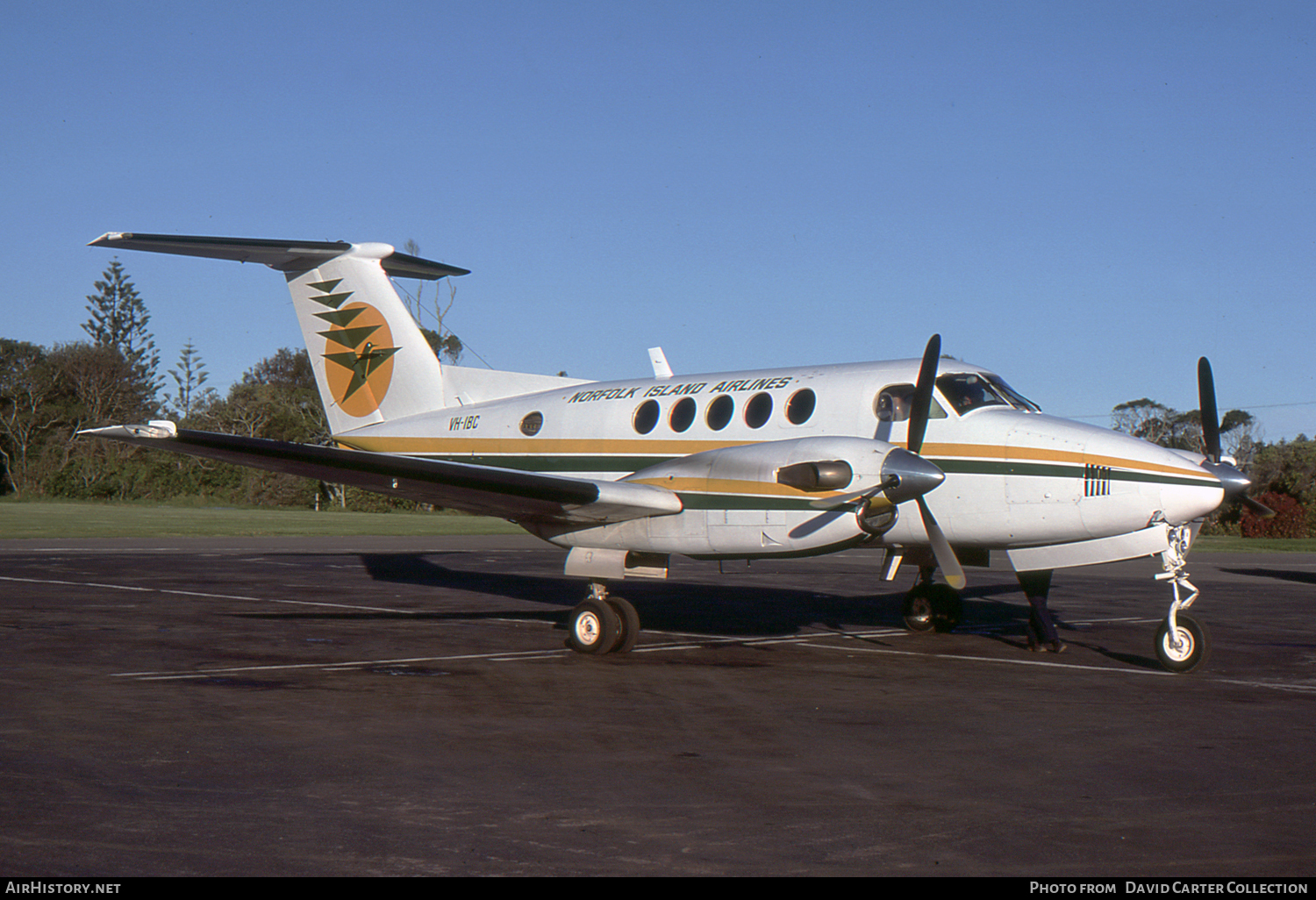 Aircraft Photo of VH-IBC | Beech 200 Super King Air | Norfolk Island Airlines | AirHistory.net #33980