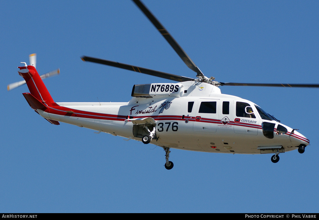 Aircraft Photo of N7689S | Sikorsky S-76B | Coulson Aircrane | AirHistory.net #33985
